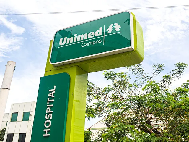 Placa da Unimed Campos